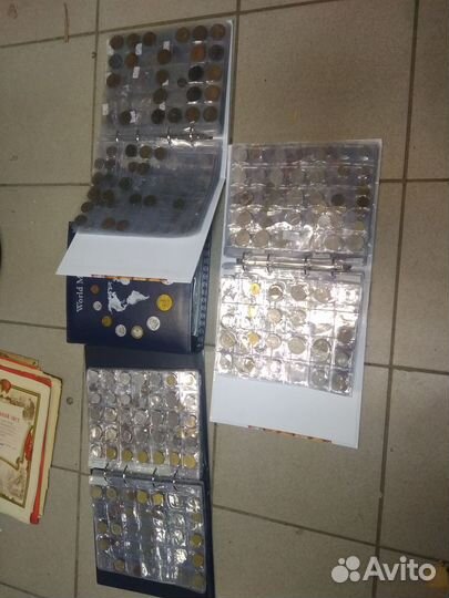 Монеты 5 альбома 2400 шт без повторов