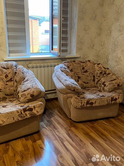 Диван и 2 кресла комплект бу