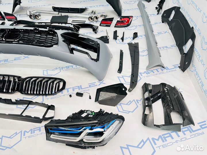 Обвес с оптикой BMW F10 в стиле M5 F90 рестайлинг