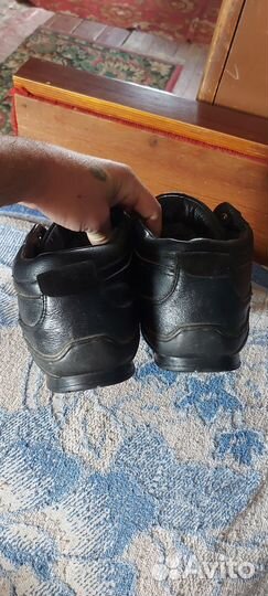 Ботинки Зимние кожаные 43