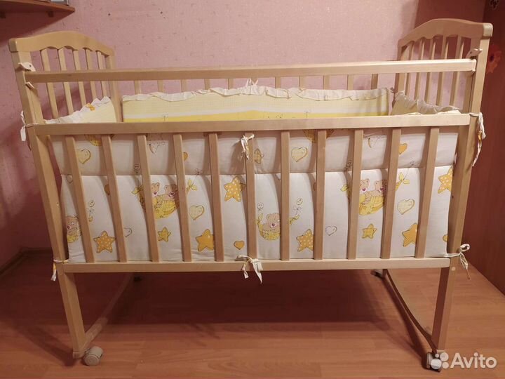 Детская кровать. Матрас ортопедический