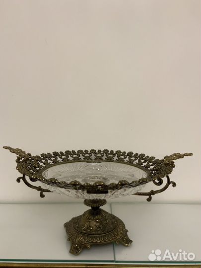 Фруктовница бронзовая