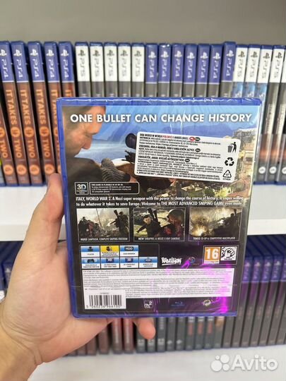 Sniper elite 4 ps4 диск новый