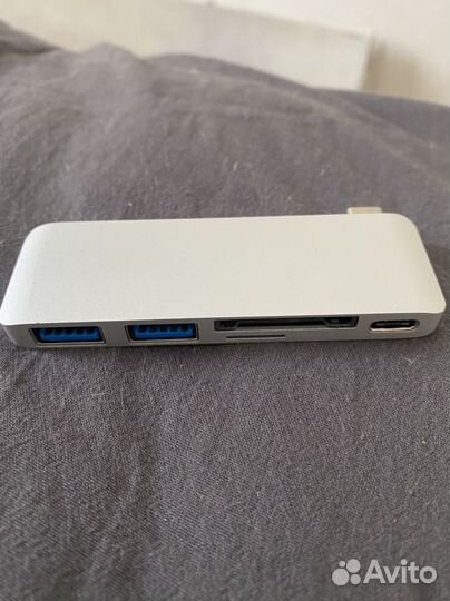 Адаптер USB HUB moonfish type-c 5 в 1 Macbook