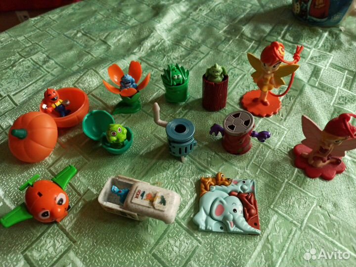 Киндеры разные, Прыг-скокеры, прилипалы, фишки