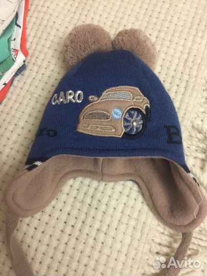 Зимняя Шапка с шарфом