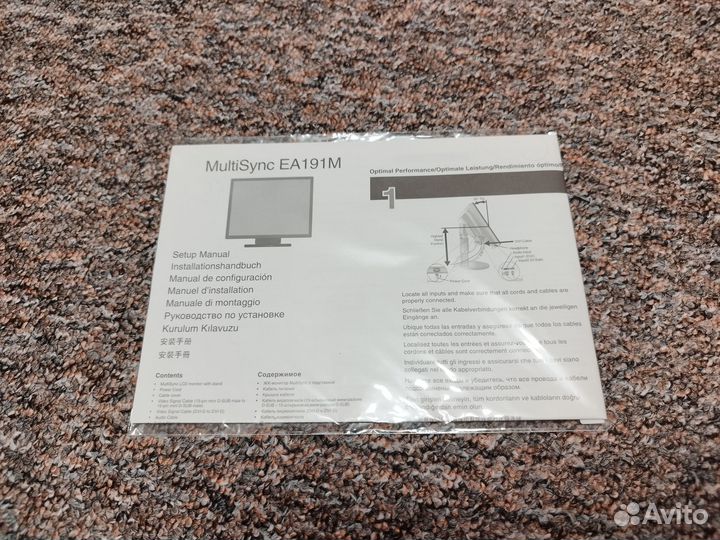 Монитор NEC MultiSync EA191M