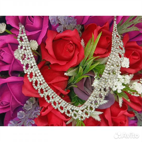 Бижутерия украшения на свадьбу серьги колье