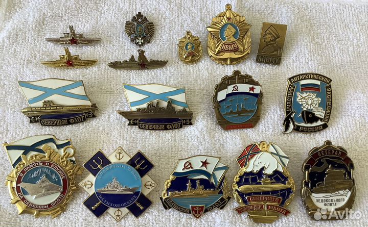 Знаки вмф памятные