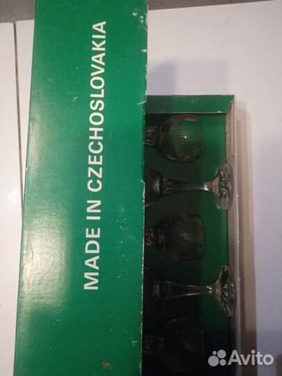 Бокалы.Богемский хрусталь. Чехославакия