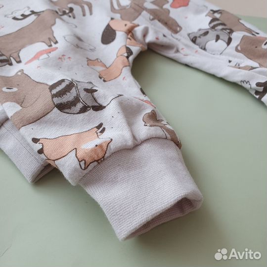 Слипы на молнии 2шт h&m 56, 92