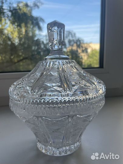 Ваза-конфетница с крышкой (бисквитница)