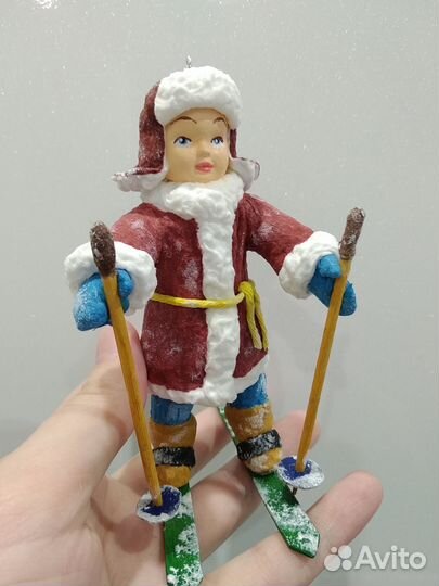 Ватные елочные игрушки