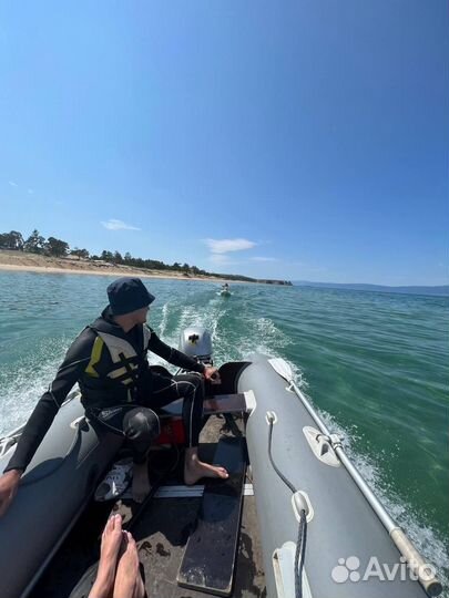 Лодка с мотором honda 15