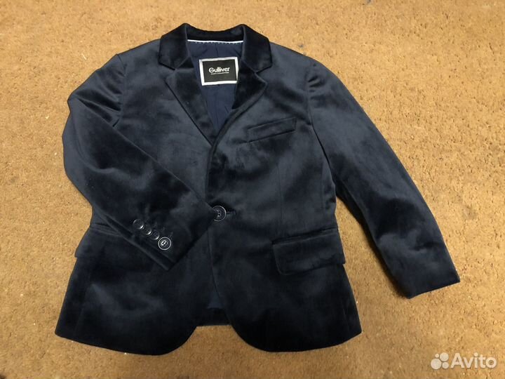 Пиджак бархатный для мальчика