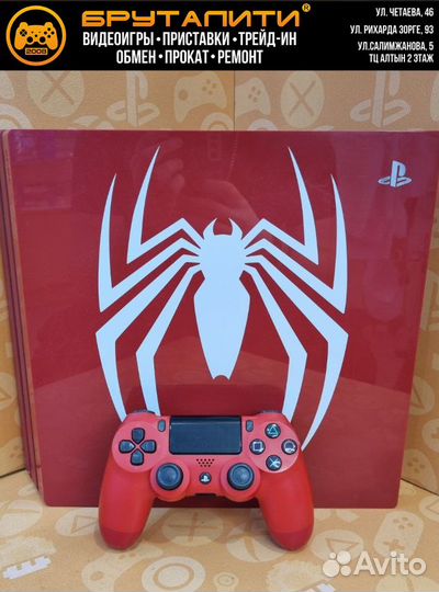 Игровая приставка Playstation 4 1Tb PRO Spider Man