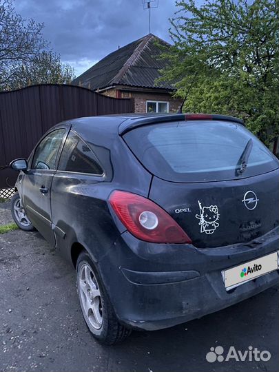 Opel Corsa 1.0 МТ, 2007, битый, 238 000 км