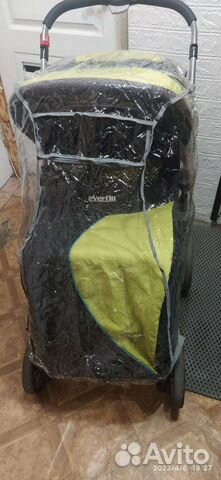 Чехол дождевик на прогулочную коляску новый
