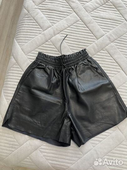 Шорты женские кожаные 44 46 размер