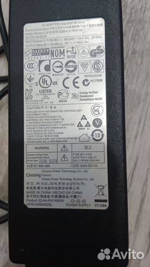 Блок питания для ноутбука samsung