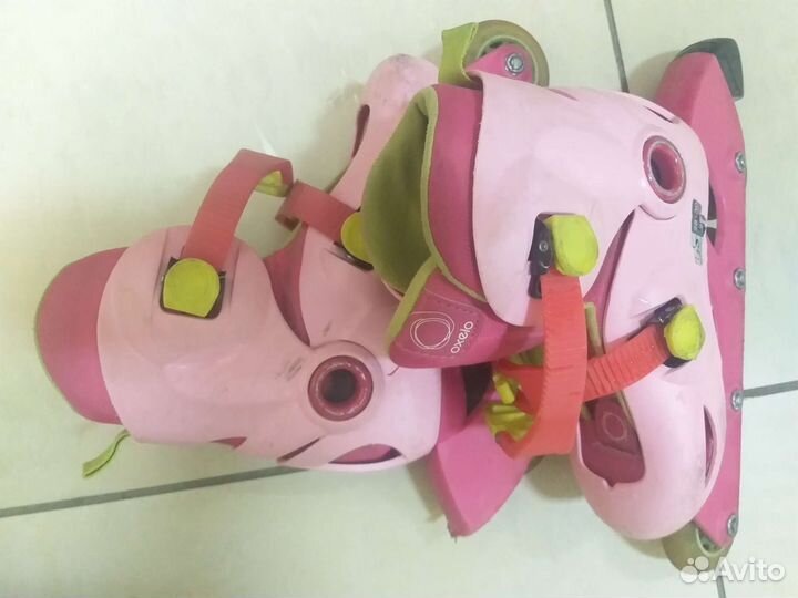 Роликовые коньки раздвижные 28-30 р и защита