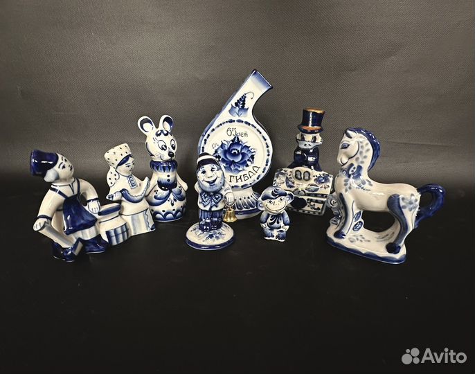 Гжель статуэтки