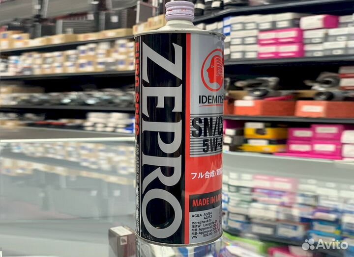 Масло моторное idemitsu zepro euro spec 5W-40 1 л