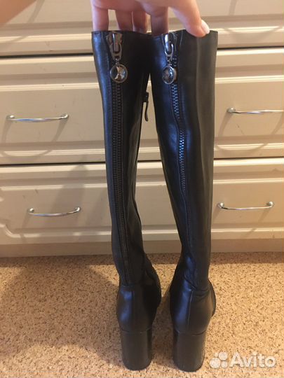Сапоги демисезон натуральная кожа