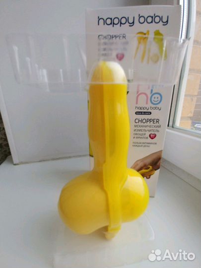 Новый измельчитель овощей и фруктов Happy Baby 6М+