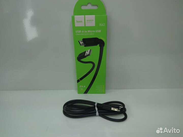 Кабель microusb Hoco X62 1m black