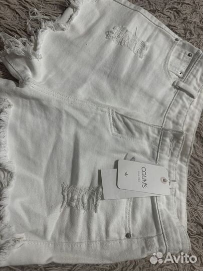 Шорты белые