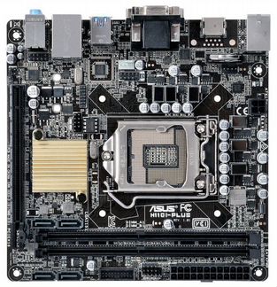 Мп asus H110I-plus,2DDR4,1PCI-E16,4sata3,2