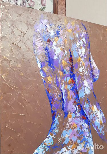 Интерьерная картина с девушкой в стиле ню