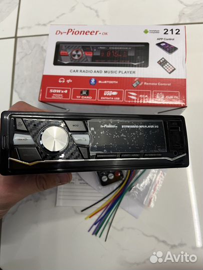 Новая автомагнитола с блютуз