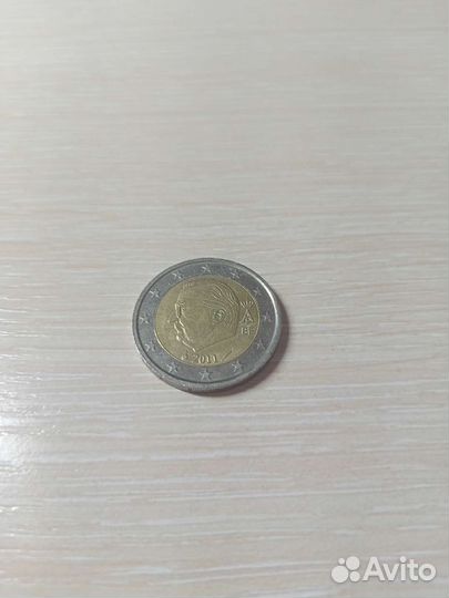 Монета. Бельгия. 2 евро 2011 год