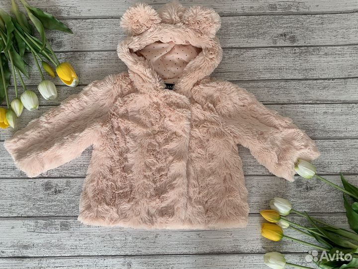 Шубка для девочки 80 демисезонная