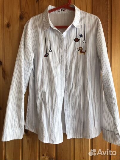 Рубашка для девочки длинный рукав