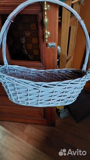 Корзина плетеная большая лоза