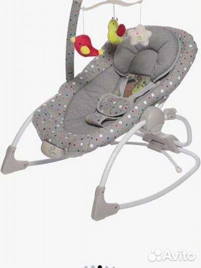 Качели -шезлонг 2 в 1 Jetem flappy