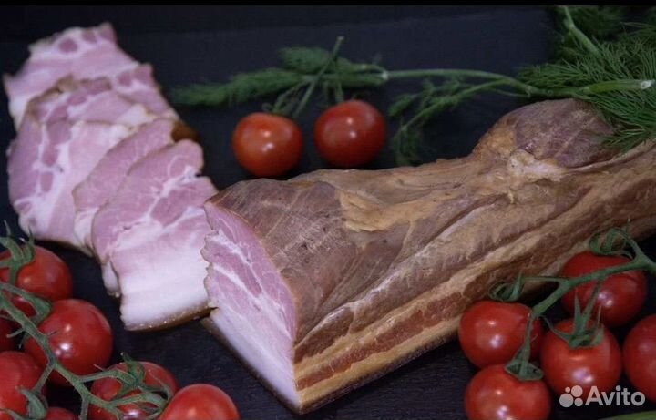 Сало домашнего копчения