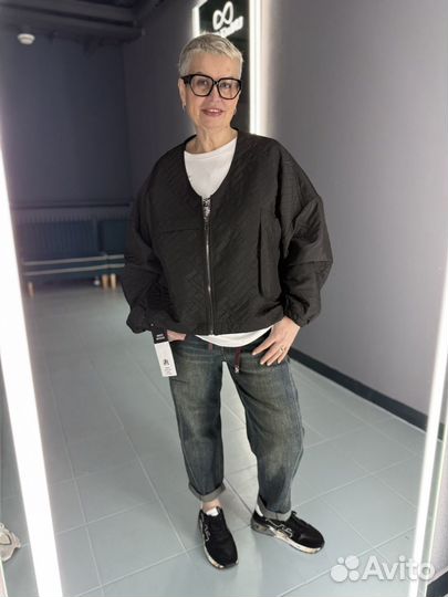 Бомбер женский большой размер