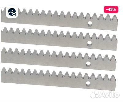 Рейка зубчатая для отка.ворот rack-8 L-1 метр 30х8