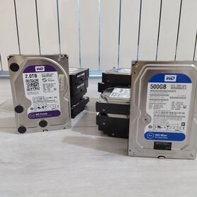 Новые Б/у жёсткие диски HDD 3.5 500гб 1тб 2тб пк