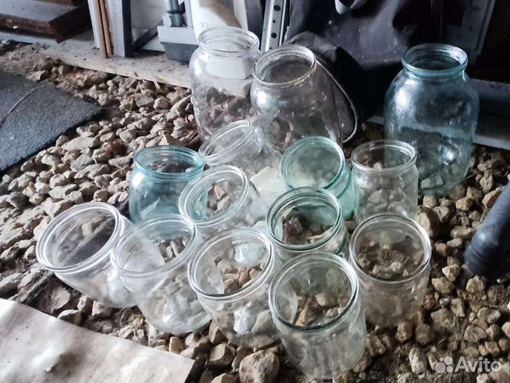 Стеклянные банки 3, 1, 07, 05 л