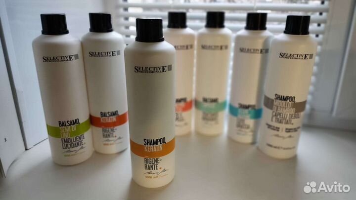 Шампунь Selective Professional Keratin, 1000 мл