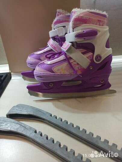 Коньки детские раздвижные 35-38