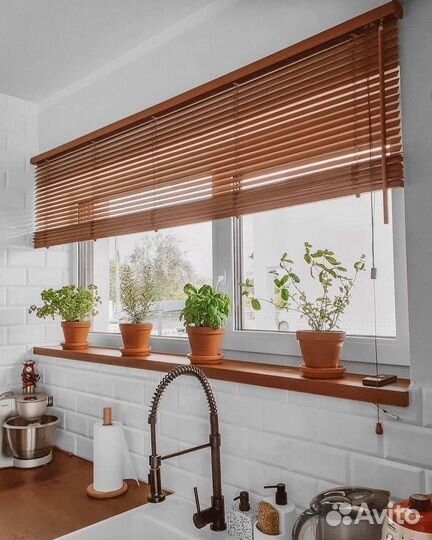Жалюзи деревянные