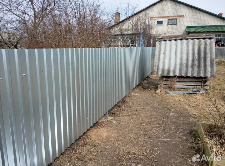 Забор из профнастила