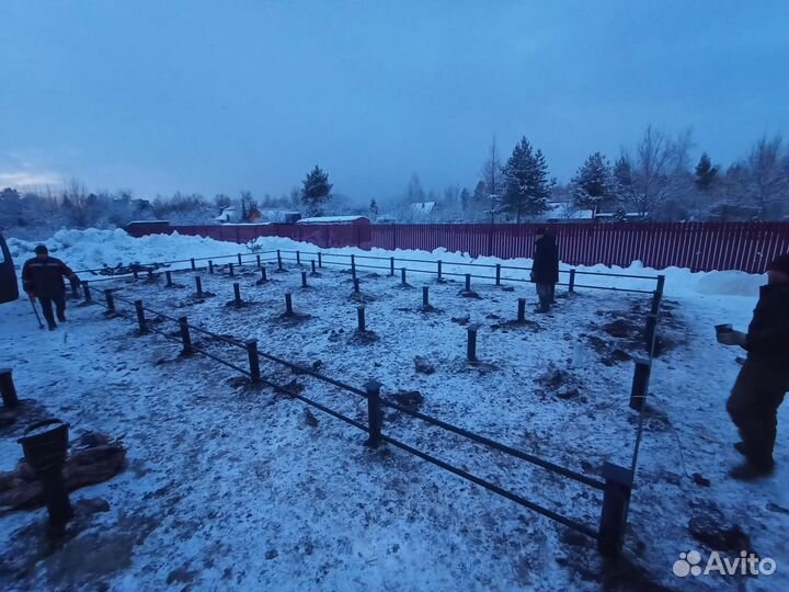 Свайный фундамент под ключ