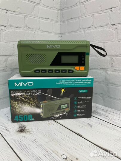 Многофункциональный походный FM радиоприемник Mivo